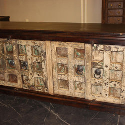 Antique Indian Sideboard Hope Chest Buffet - Buffets And Sideboards