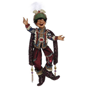 Mark Roberts 2021 Indian North Pole Boy Elf Figurine 16", Small