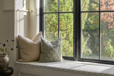 Inspiration for a large transitional living room remodel in DC Metro