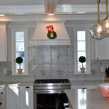 Wellborn Forest Hamilton door style in Arctic White and Oyster