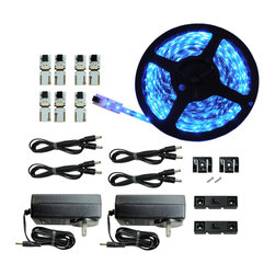 NEW Cut and Connect Series: Super Bright Flexible Strip 12M Kit in Blue - Undercabinet Lighting