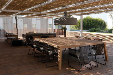 Inspiration for a contemporary deck in Barcelona.