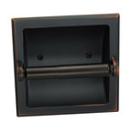 Recessed Toilet Paper / Toilet Tissue Holder, Oil Rubbed Bronze