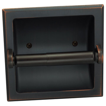 Recessed Toilet Paper / Toilet Tissue Holder, Oil Rubbed Bronze