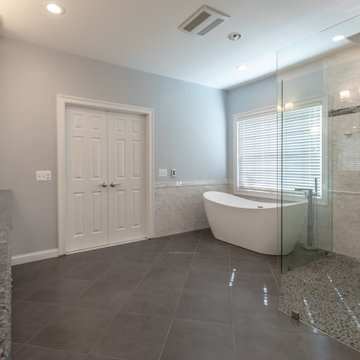 Blissful Feeling, after Relaxing in their New Master Bath in McLean VA
