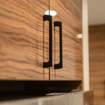 Tiger Stripe Kitchen Cabinets