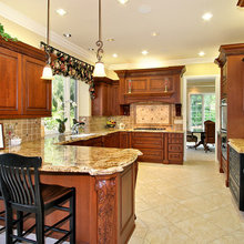 Dark Wood Kitchens