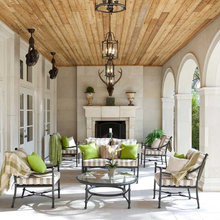 Outdoor Fireplace Lighting Ideas