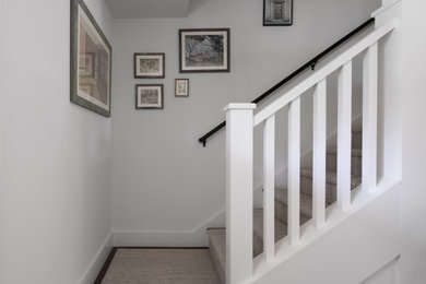 Staircase - transitional staircase idea in Boston