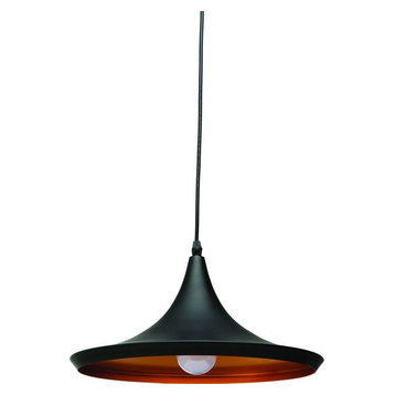Nuevo Living Euclid Lighting Pendant, Black Steel Metal, Large, Default Title