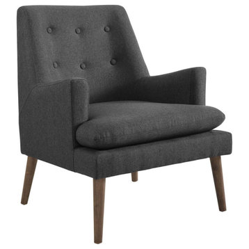 Ronan Gray Upholstered Lounge Chair