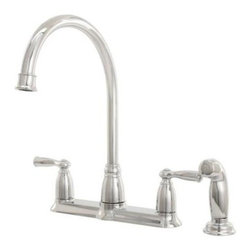 Moen Banbury Two-Handle Kitchen Faucet, Chrome - Kitchen Faucets