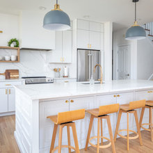 Fridge and backsplash