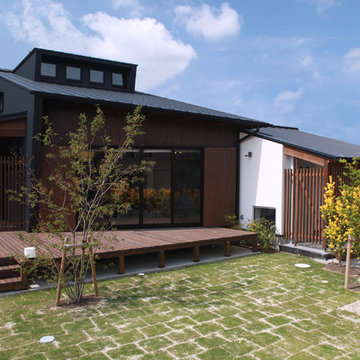 大屋根光庭の家/蒲郡