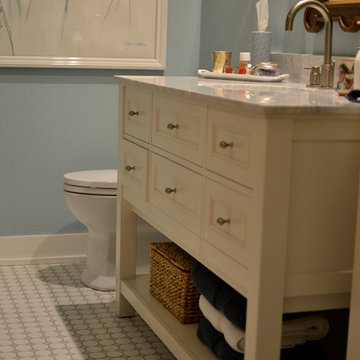 Classic bath and sauna area in Saugatuck