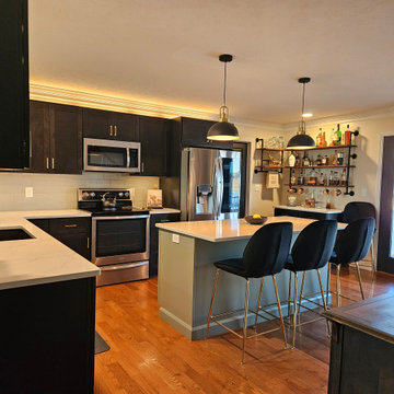 Stunning Kitchen Transformation Done With New Cabinets