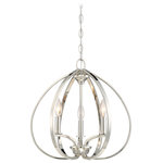 Minka-Lavery - Minka-Lavery Tilbury Three Light Pendant 4982-613 - Three Light Pendant from Tilbury collection in Polished Nickel finish. Number of Bulbs 3. Max Wattage 60.00. No bulbs included. No UL Availability at this time.