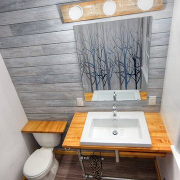 Rustic Industrial Bath