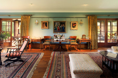 This is an example of an eclectic living room in Kent.