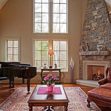 Capri Cast Stone Fireplace Mantel