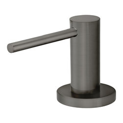 MEIR SHADOW ROUND SOAP DISPENSER SKU: MP09-PVDGM - Soap & Lotion Dispensers