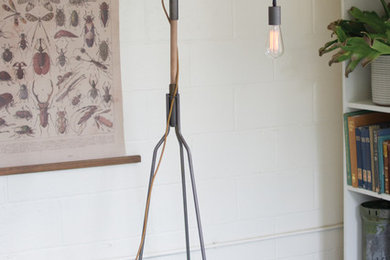 Industrial Modern Swing Arm Floor Lamp