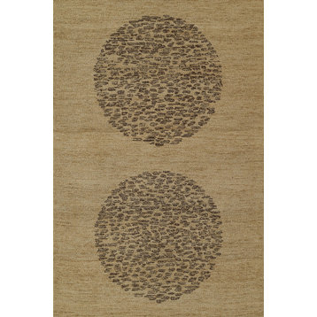 Momeni Teppe Hand Tufted Wool Natural Area Rug 2'3" X 8' Runner