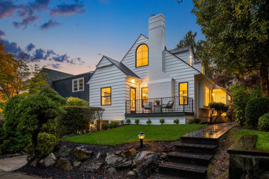 Transitional exterior home photo in Seattle