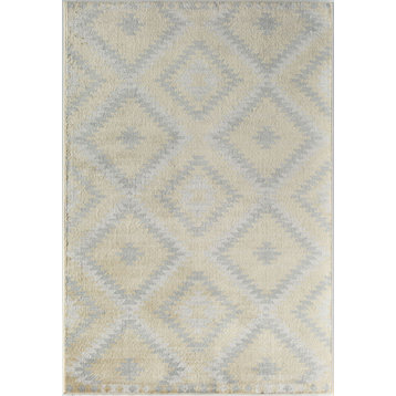 CosmoLiving Soleil Sunflower Tribal Moroccan Area Rug, 2'x8'