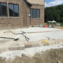 Back patio install with fire pit - Products