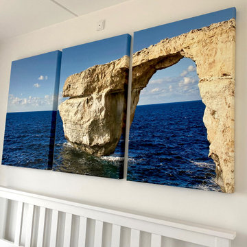 Quality wrapped canvas print set for the bedroom