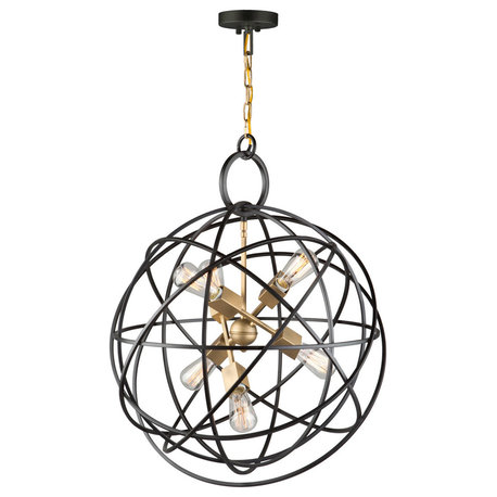 Orbit AC10956 6-Light Chandelier