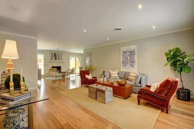 Example of a living room design in Austin