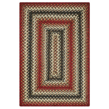 Homespice D"cor Chester Jute Braided Rug 4 x 6' Rect.