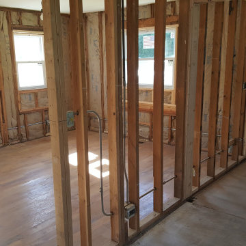 Cottage in early remodel/rehab stages