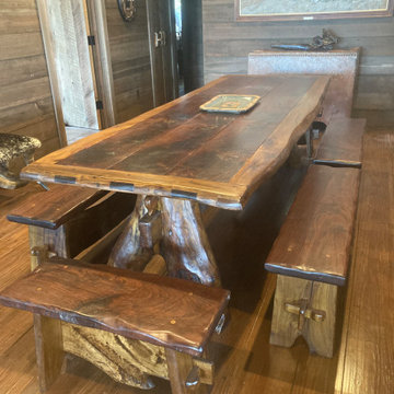 Walnut/Osage Orange Dining Table