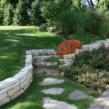 Natural Stone Landscaping including Flagstone and Bluestone Patios