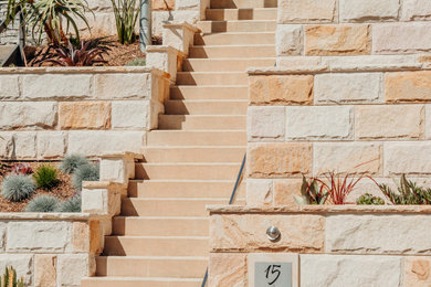 Design ideas for a beach style staircase in Sydney.