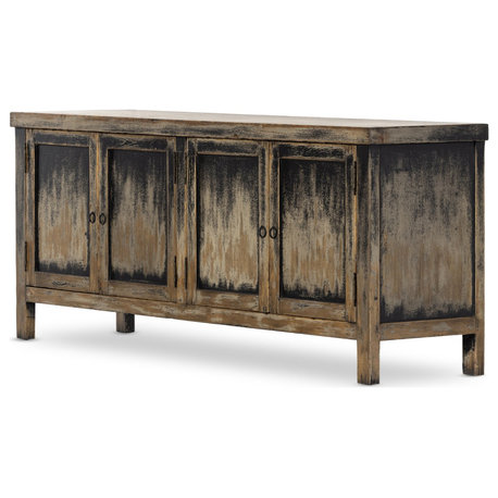 Hitchens Media Console, Worn Black