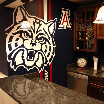 University of Arizona Sports Bar themed Mural by Tom Taylor of Wow Effects