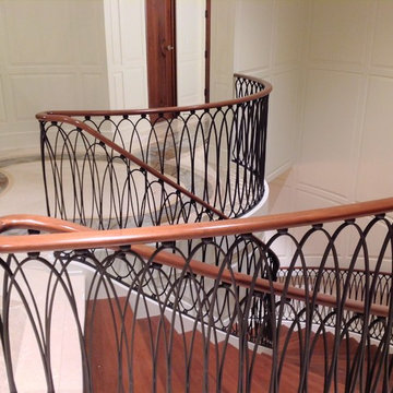Elliptical Oval Iron Railing