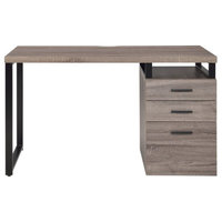 Acme Coy Desk Gray Oak
