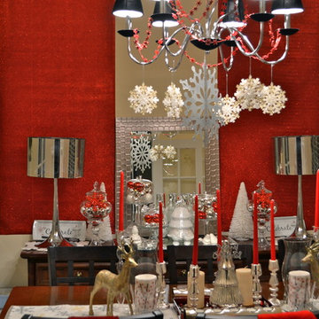 Christmas-ready Dining room