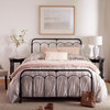 Jocelyn Bed Set, Bed Frame Included, Black, Full