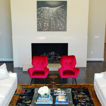 Open Spaces Entry, Dining, and Living Room