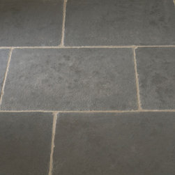Worn Grey Limestone || Floors of Stone - Home Improvement