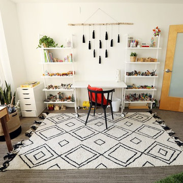 Scandinavian Kids Play Room in St. Louis