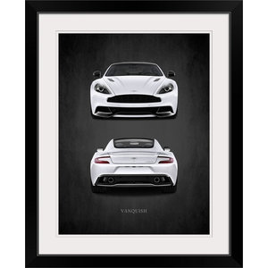 Silver Aston Martin One-77-42" x 24" LARGE WALL POSTER PRINT NEW. 