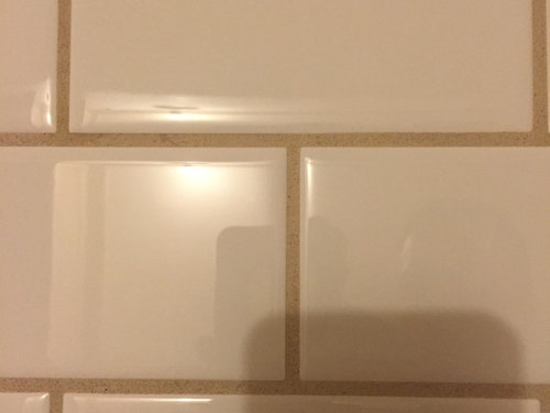 Bathroom Subway Tile grout lines