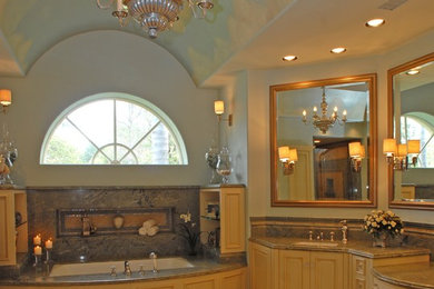 Elegant bathroom photo in San Diego
